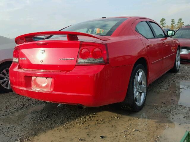 2B3CA9CV4AH316778 - 2010 DODGE CHARGER RA RED photo 4