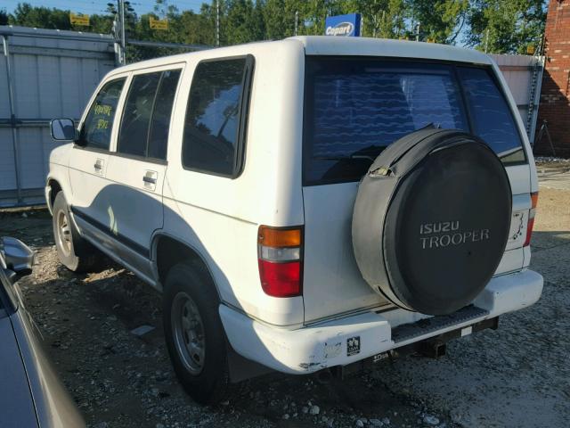 JACDH58V1R7913800 - 1994 ISUZU TROOPER S WHITE photo 3