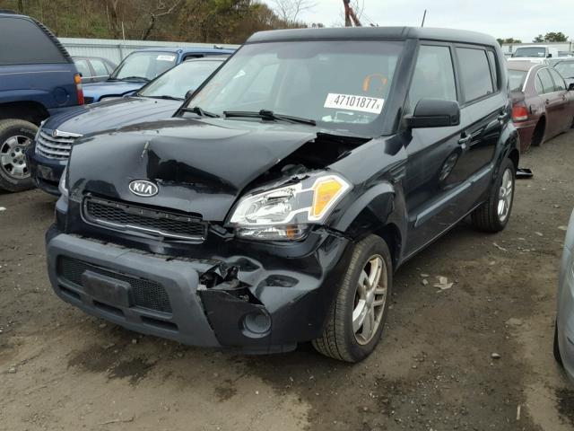 KNDJT2A2XB7197471 - 2011 KIA SOUL + BLACK photo 2