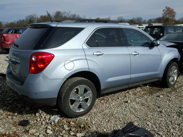 2GNALCEKXE6266168 - 2014 CHEVROLET EQUINOX LT BLUE photo 4