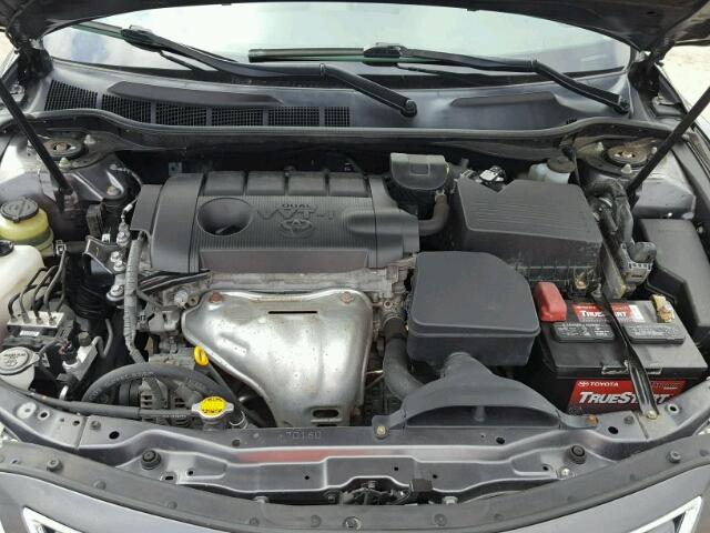 4T4BF3EK2BR132113 - 2011 TOYOTA CAMRY BASE GRAY photo 7