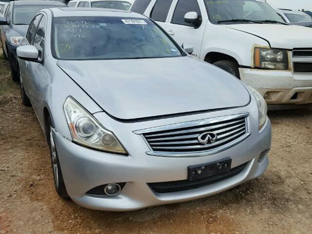 JN1CV6AP4CM936135 - 2012 INFINITI G37 BASE SILVER photo 1