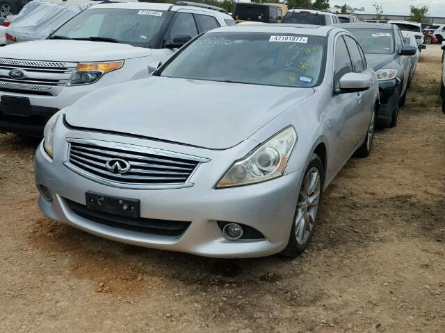 JN1CV6AP4CM936135 - 2012 INFINITI G37 BASE SILVER photo 2