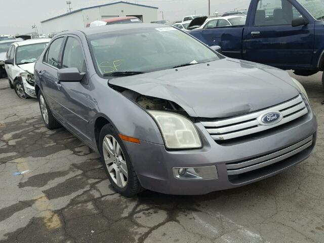 3FAFP08Z66R136303 - 2006 FORD FUSION SEL GRAY photo 1