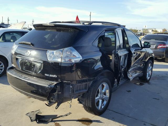 2T2GK31UX9C057753 - 2009 LEXUS RX 350 BLACK photo 4