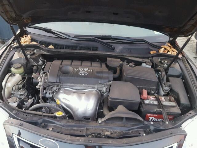 4T4BF3EK0AR021137 - 2010 TOYOTA CAMRY BASE BLACK photo 7