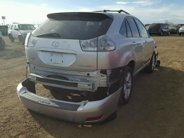 2T2HK31U08C051902 - 2008 LEXUS RX 350 SILVER photo 4