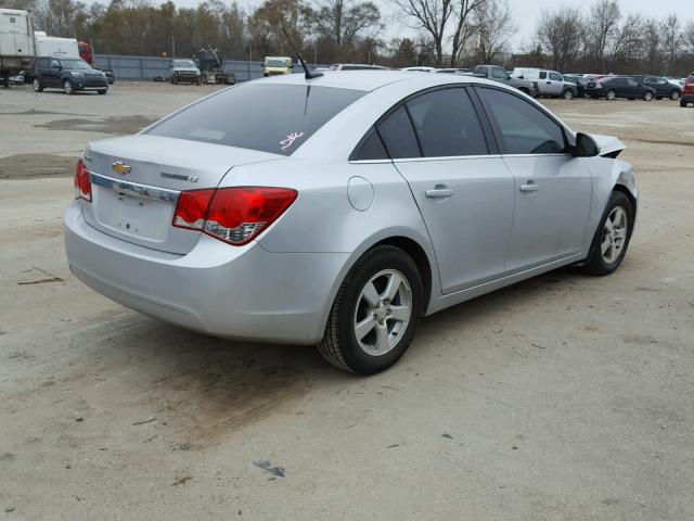 1G1PC5SB1D7326297 - 2013 CHEVROLET CRUZE LT SILVER photo 4