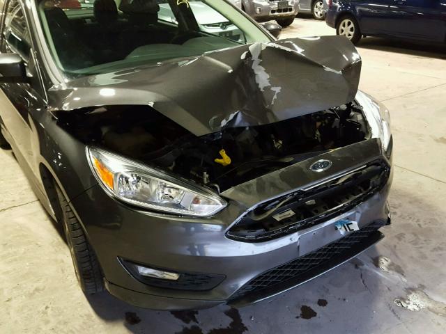 1FADP3F21FL231719 - 2015 FORD FOCUS SE GRAY photo 9