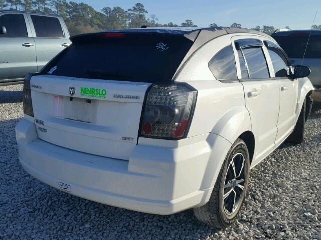 1B3HB48A39D172340 - 2009 DODGE CALIBER SX WHITE photo 4