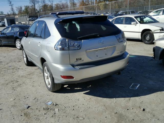 2T2HA31U35C067798 - 2005 LEXUS RX 330 SILVER photo 3
