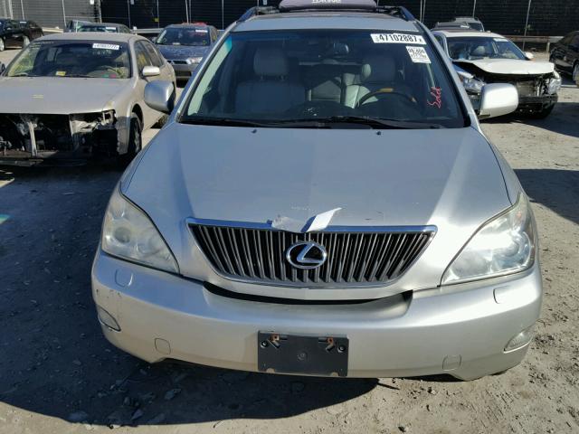 2T2HA31U35C067798 - 2005 LEXUS RX 330 SILVER photo 9