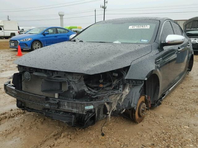 5XXGR4A66DG230175 - 2013 KIA OPTIMA SX BLACK photo 2