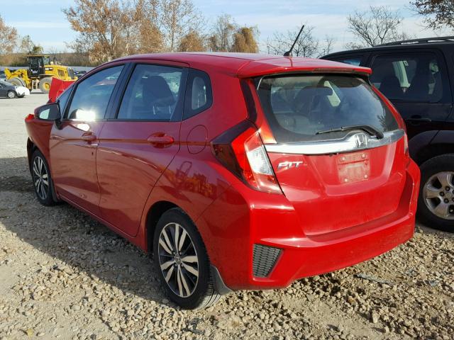 3HGGK5H80FM776636 - 2015 HONDA FIT EX RED photo 3