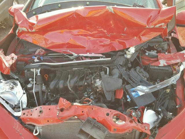 3HGGK5H80FM776636 - 2015 HONDA FIT EX RED photo 7