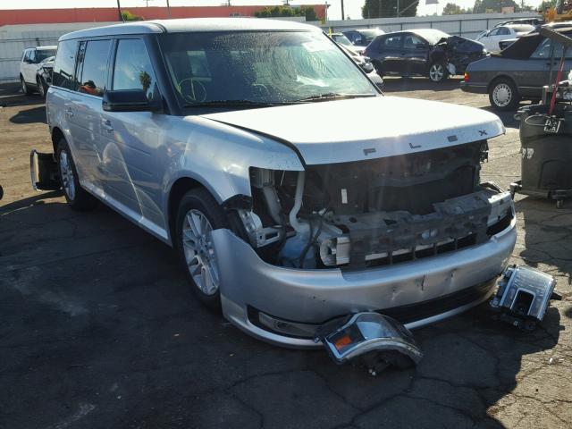 2FMGK5C82DBD06155 - 2013 FORD FLEX SEL SILVER photo 1