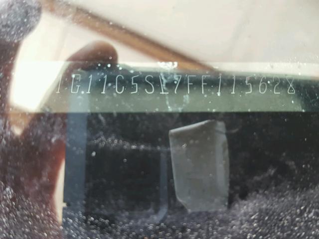 1G11C5SL7FF115628 - 2015 CHEVROLET MALIBU 1LT WHITE photo 10