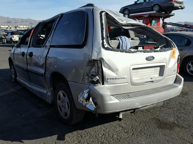 2FMZA51636BA43089 - 2006 FORD FREESTAR S GRAY photo 3