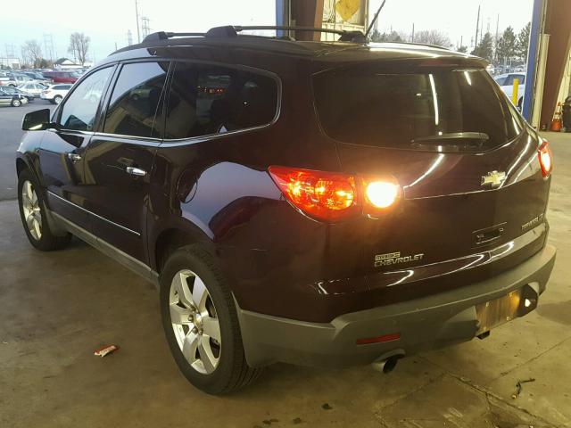 1GNEV33D39S168876 - 2009 CHEVROLET TRAVERSE L BLACK photo 3