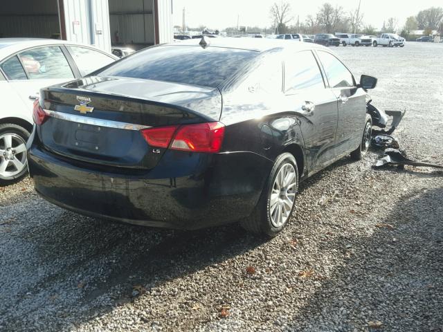 2G11X5SL7E9268330 - 2014 CHEVROLET IMPALA LS BLACK photo 4