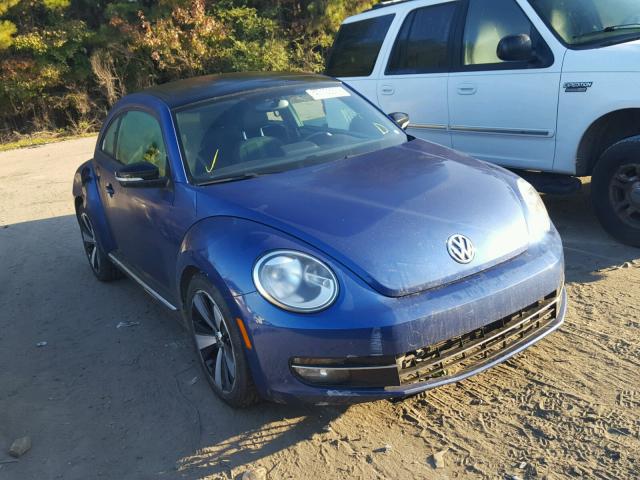 3VWV67AT5CM659048 - 2012 VOLKSWAGEN BEETLE TUR BLUE photo 1