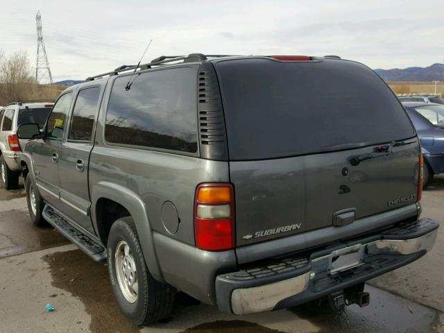 1GNFK16T41J143600 - 2001 CHEVROLET SUBURBAN K SILVER photo 3