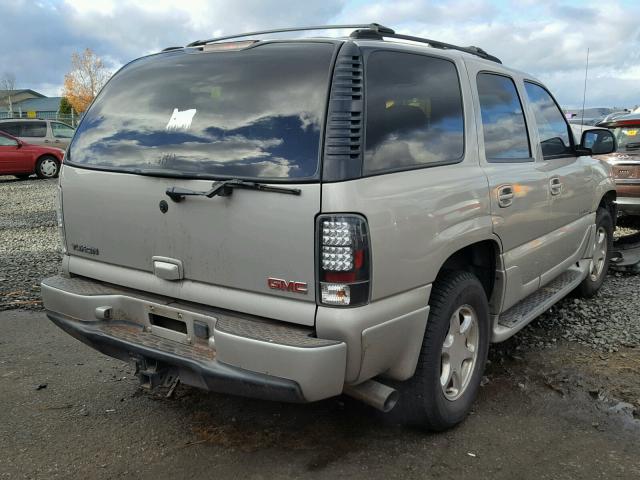 1GKEK63U74J187176 - 2004 GMC YUKON DENA SILVER photo 4