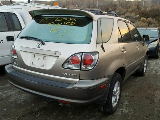 JTJHF10U910188350 - 2001 LEXUS RX 300 TAN photo 4