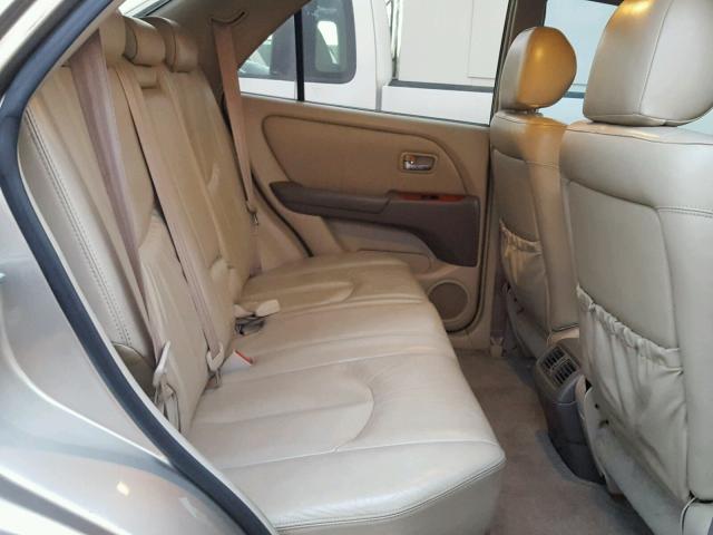 JTJHF10U910188350 - 2001 LEXUS RX 300 TAN photo 6