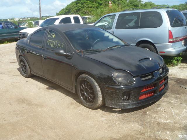 1B3ES66S45D239791 - 2005 DODGE NEON SRT-4 BLACK photo 1