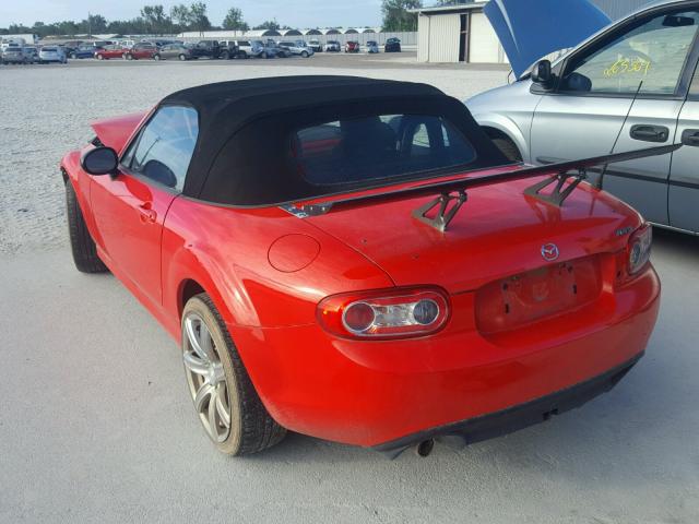 JM1NC2LF6D0232732 - 2013 MAZDA MX-5 MIATA RED photo 3