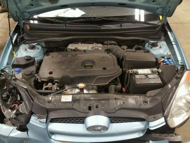 KMHCM36C88U085965 - 2008 HYUNDAI ACCENT GS BLUE photo 7