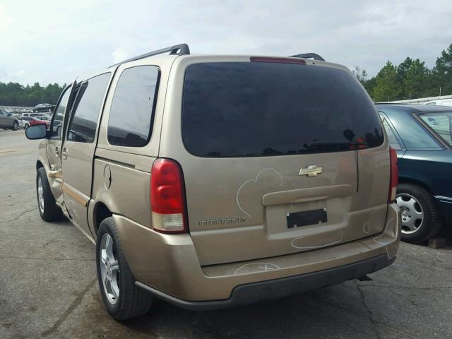 1GNDV23L85D182820 - 2005 CHEVROLET UPLANDER L 金色 照片 3