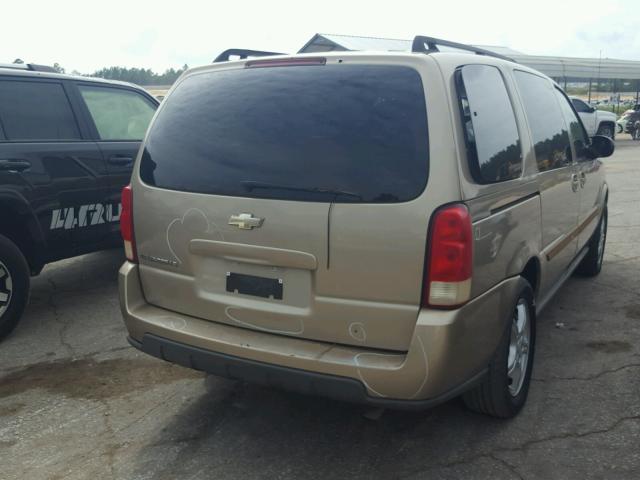 1GNDV23L85D182820 - 2005 CHEVROLET UPLANDER L 金色 照片 4