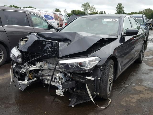 WBAJA7C56JWC74643 - 2018 BMW 530 XI BLACK photo 2