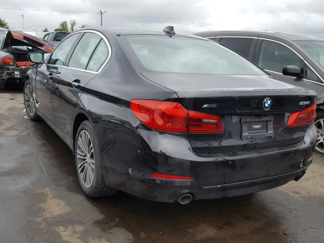 WBAJA7C56JWC74643 - 2018 BMW 530 XI BLACK photo 3