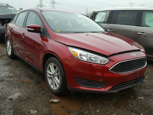 1FADP3F29GL266669 - 2016 FORD FOCUS SE RED photo 1