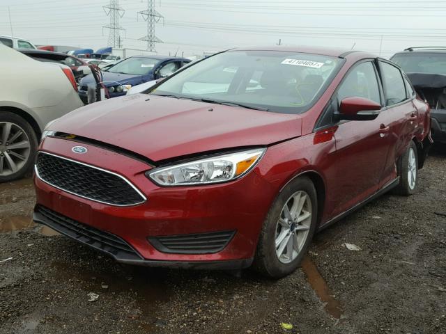 1FADP3F29GL266669 - 2016 FORD FOCUS SE RED photo 2