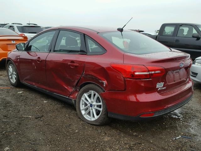 1FADP3F29GL266669 - 2016 FORD FOCUS SE RED photo 3