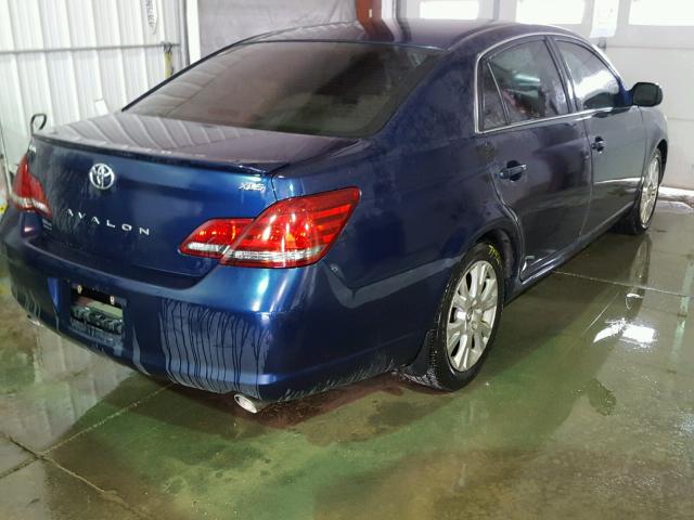 4T1BK36B18U277513 - 2008 TOYOTA AVALON XL BLUE photo 4