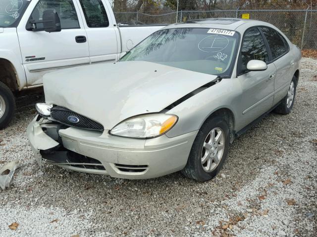 1FAFP56U06A207266 - 2006 FORD TAURUS SEL TAN photo 2