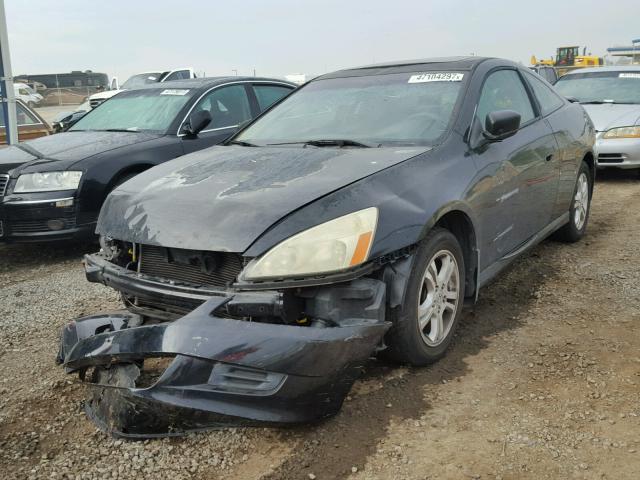 1HGCM72776A003275 - 2006 HONDA ACCORD BLACK photo 2