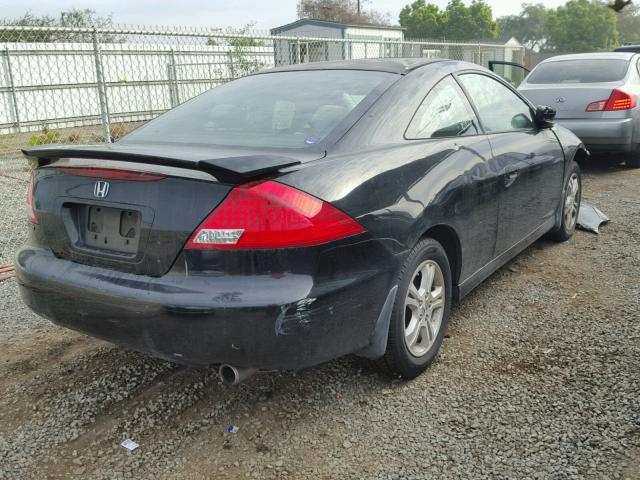 1HGCM72776A003275 - 2006 HONDA ACCORD BLACK photo 4