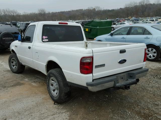 1FTYR10UX7PA30139 - 2007 FORD RANGER WHITE photo 3