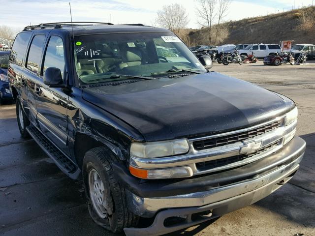 3GNEC16T7YG180967 - 2000 CHEVROLET SUBURBAN C BLACK photo 1