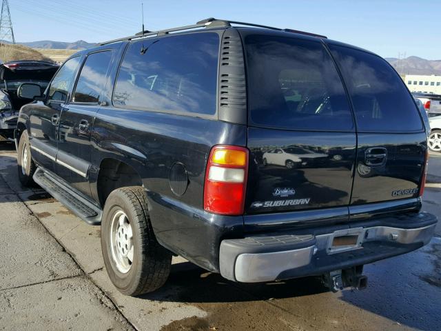 3GNEC16T7YG180967 - 2000 CHEVROLET SUBURBAN C BLACK photo 3