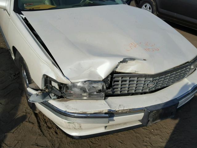 1G6KF5298TU201483 - 1996 CADILLAC DEVILLE CO WHITE photo 9