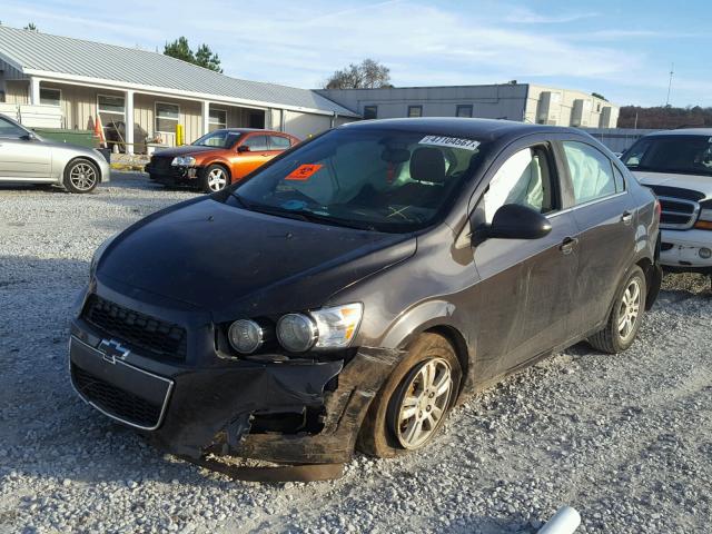 1G1JC5SB0E4117755 - 2014 CHEVROLET SONIC LT BLACK photo 2