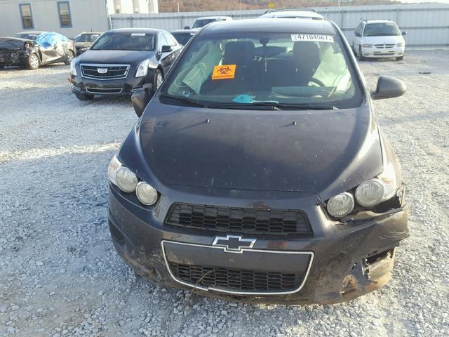 1G1JC5SB0E4117755 - 2014 CHEVROLET SONIC LT BLACK photo 9