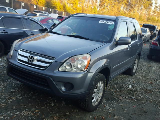 SHSRD78995U338182 - 2005 HONDA CR-V SE GRAY photo 2